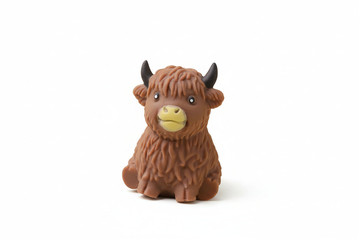 Highland Cow Clay Squishy