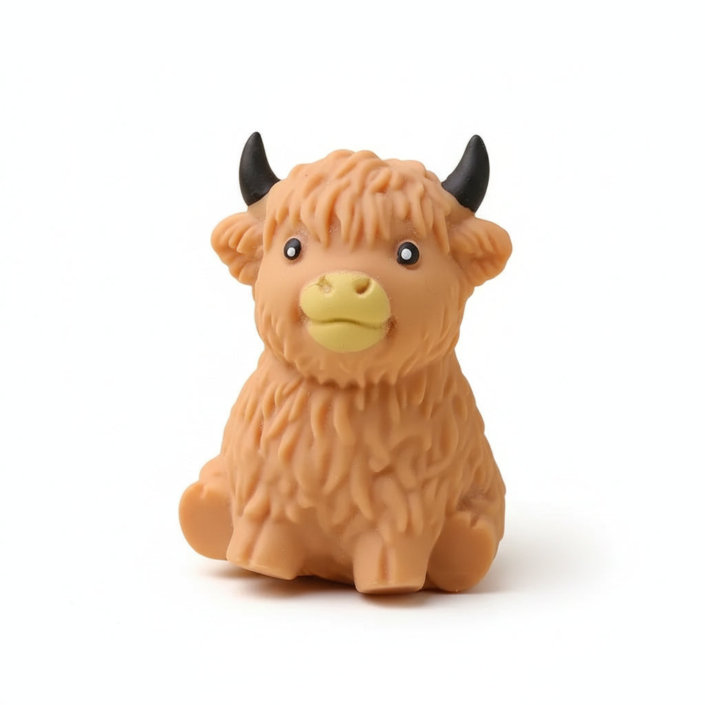 Highland Cow Clay Squishy