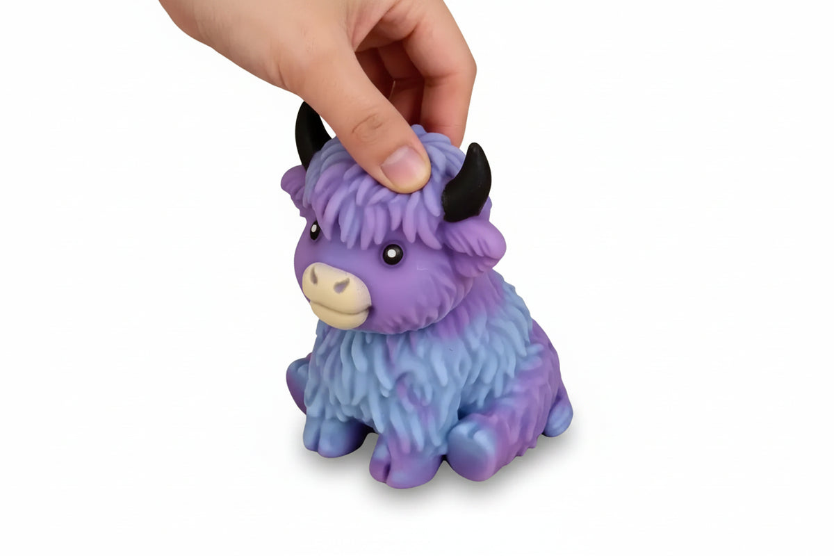 Highland Cow Clay Squishy