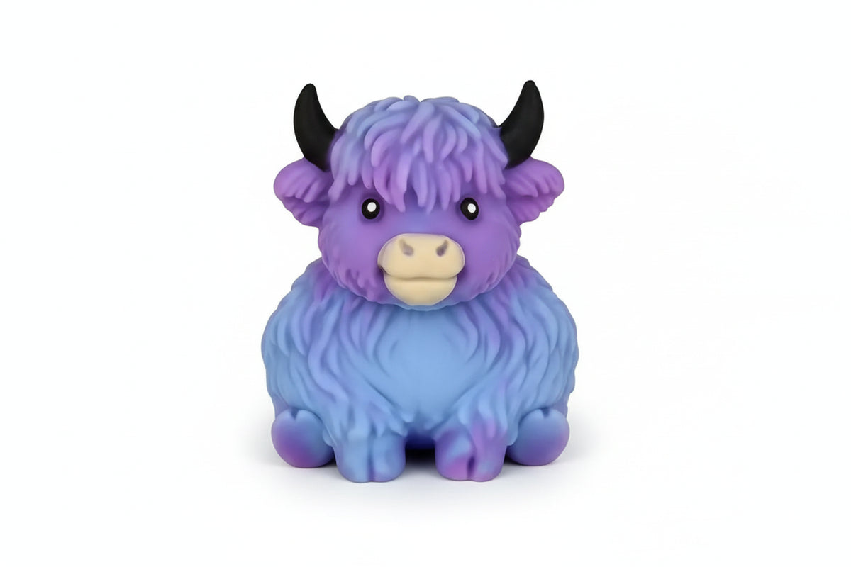 Highland Cow Clay Squishy