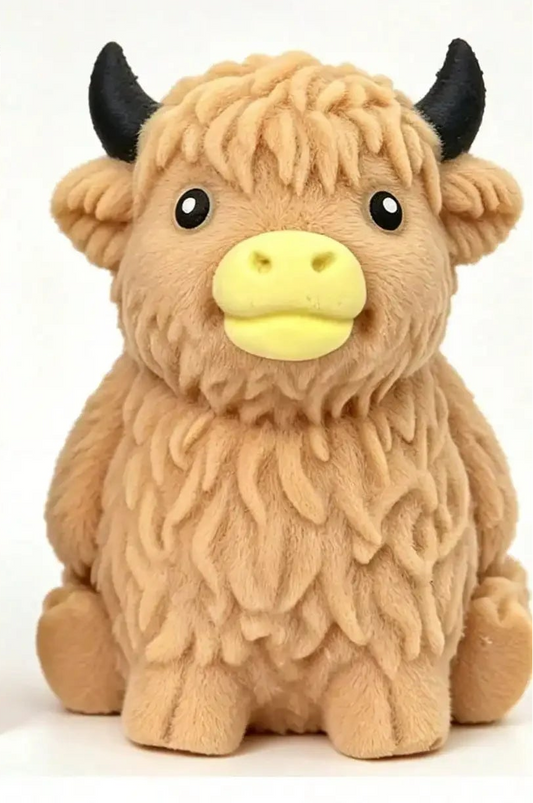 Highland Cow Clay Squishy